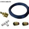 Single Axle Combined Manual Fill Kit (Schrader Valves, Air Line, Fittings) – 2 Air Spring Fill Kit