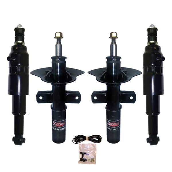 1997-1999 Cadillac DeVille 4Wheel Electronic to Passive Suspension Conversion with Front Gas Shocks & Rear Air Shocks Kit