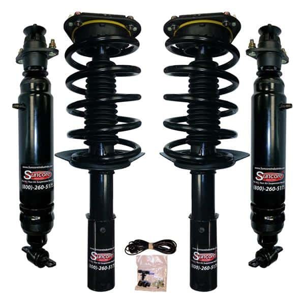 1998-2004 Cadillac Seville 4Wheel Electronic to Passive Suspension Conversion with Front Coil Over Struts & Rear Air Shocks Kit