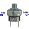 85psi-ON & 200psi-OFF Air Pressure Switch – 1/4″ NPT