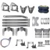 2001-2010 Chevrolet Silverado, Sierra C2500, C3500, C2500HD Rear Air Suspension Kit, 4-Link / 3800lb Bags / Brackets (Lift, Tow Kit)