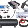 Large Complete Plug and Play Air Management System – 2/3 HP Dual Compressors, 1/2″ Valves (300PSI)