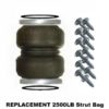 2500lb Double Bellow Bags, Plates, Seals and Screws (Bare) – Replacement Strut Air Bag/Spring