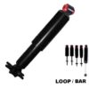 Bar / Loop Lowered Drop Shock Absorber (Each) – 8″ x 11″