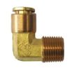 Elbow Male 1/2 (NPT) To 3/8 (Tube) Air Fitting