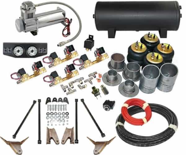 1982-2004 Chevrolet 4WD S10, S15 Complete Air Suspension Kit (Includes Upper Frame Mounts)